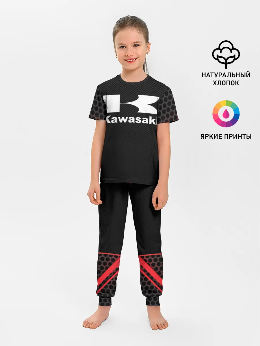 Детская пижама с брюками / KAWASAKI | КАВАСАКИ