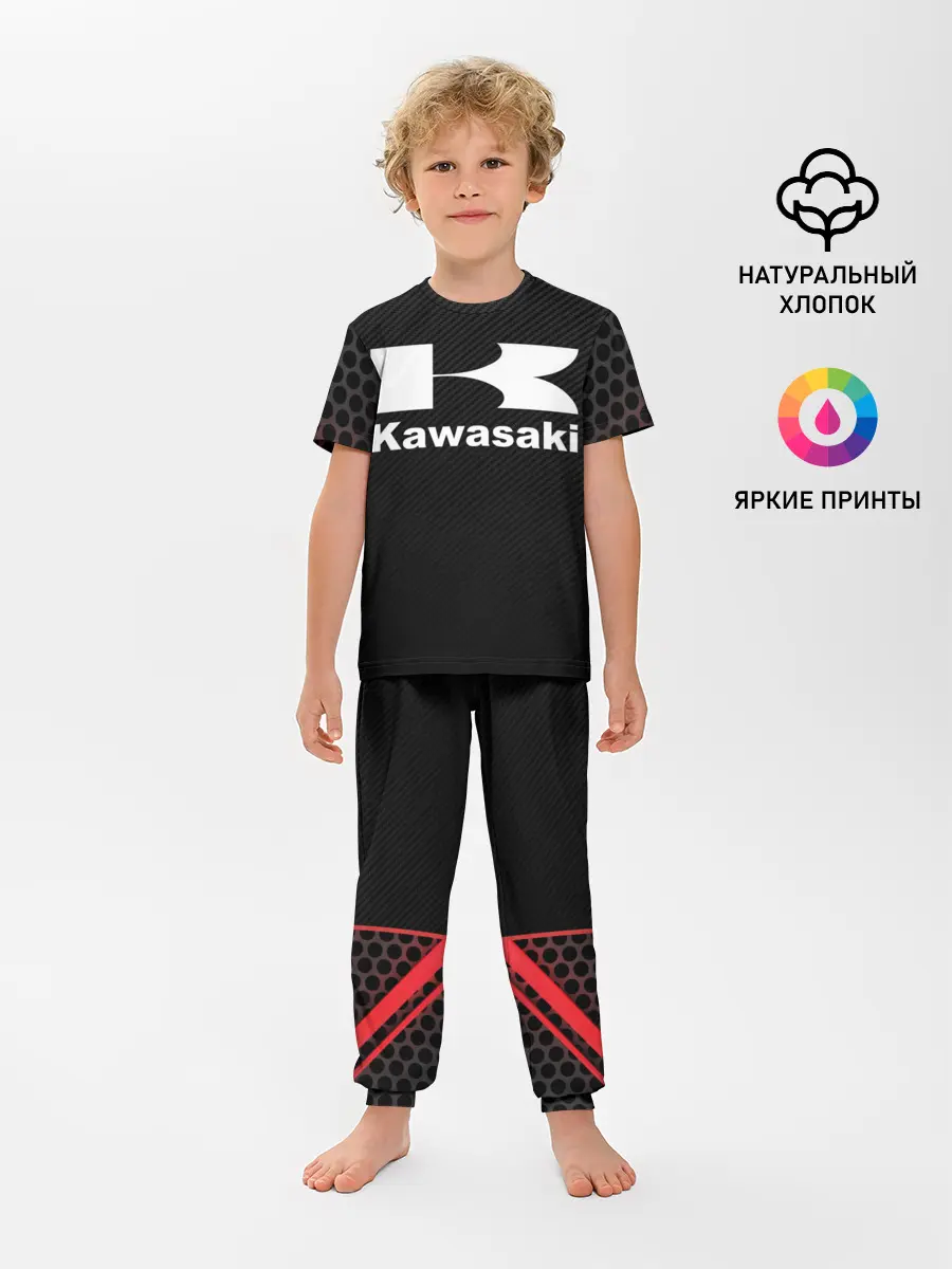 Детская пижама с брюками / KAWASAKI | КАВАСАКИ
