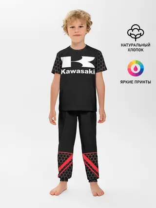 Детская пижама с брюками / KAWASAKI | КАВАСАКИ