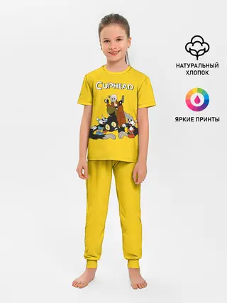 Детская пижама с брюками / Cuphead x DMC