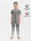 Детская пижама с брюками / Кибер Зебра