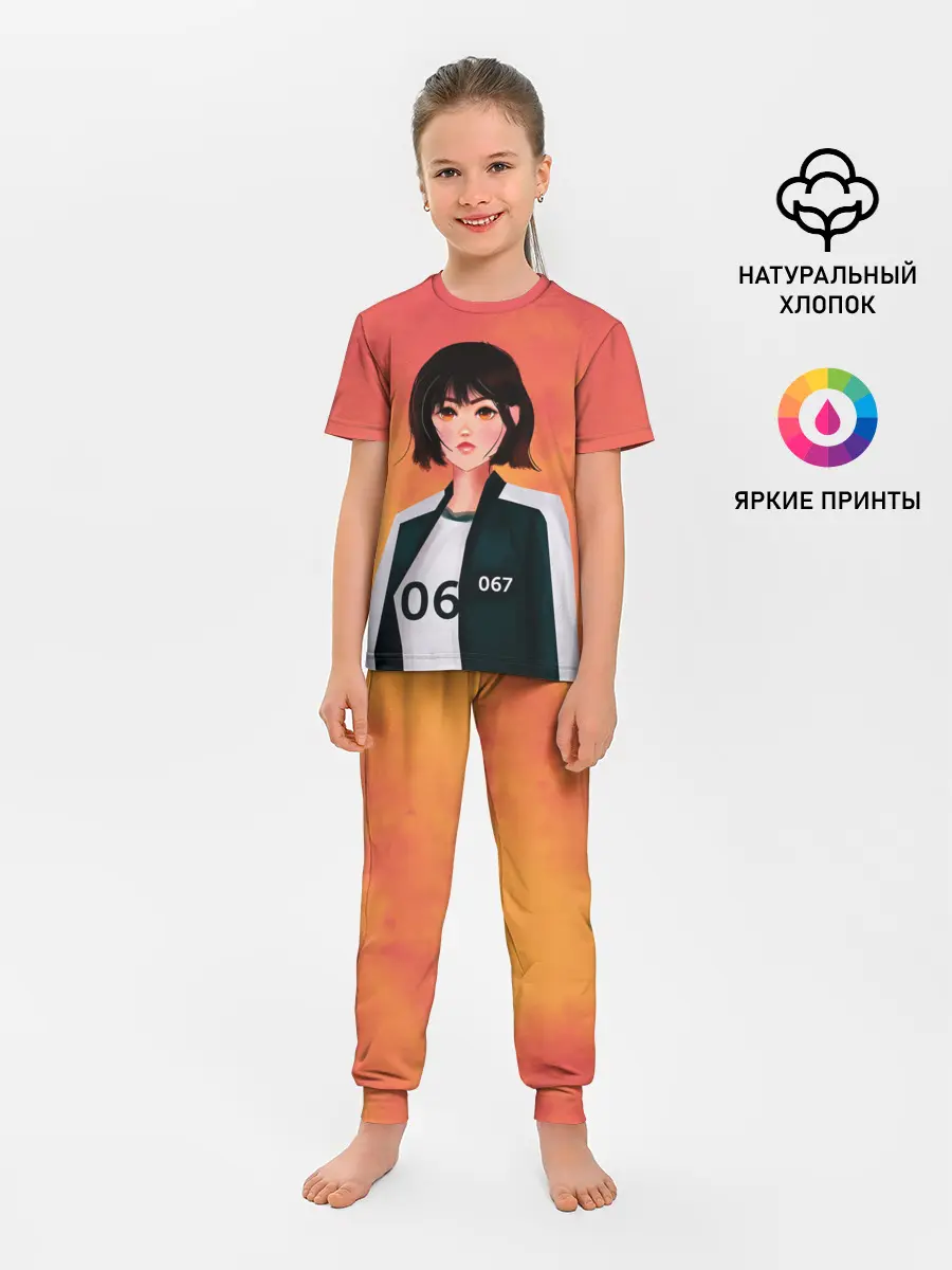 Детская пижама с брюками / Красавица 067