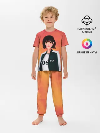 Детская пижама с брюками / Красавица 067