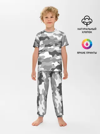 Детская пижама с брюками / МИЛИТАРИ