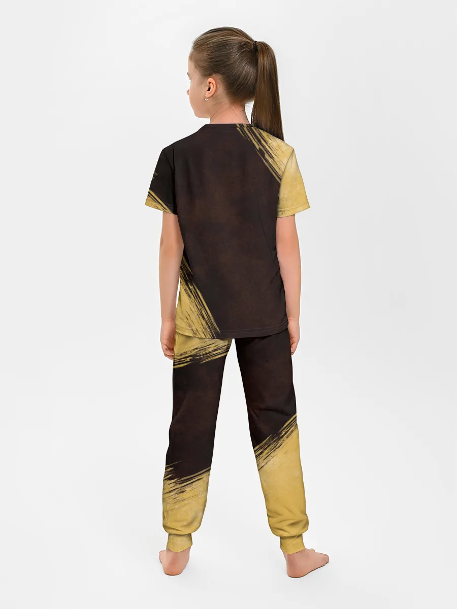 Детская пижама с брюками / Черный Клевер