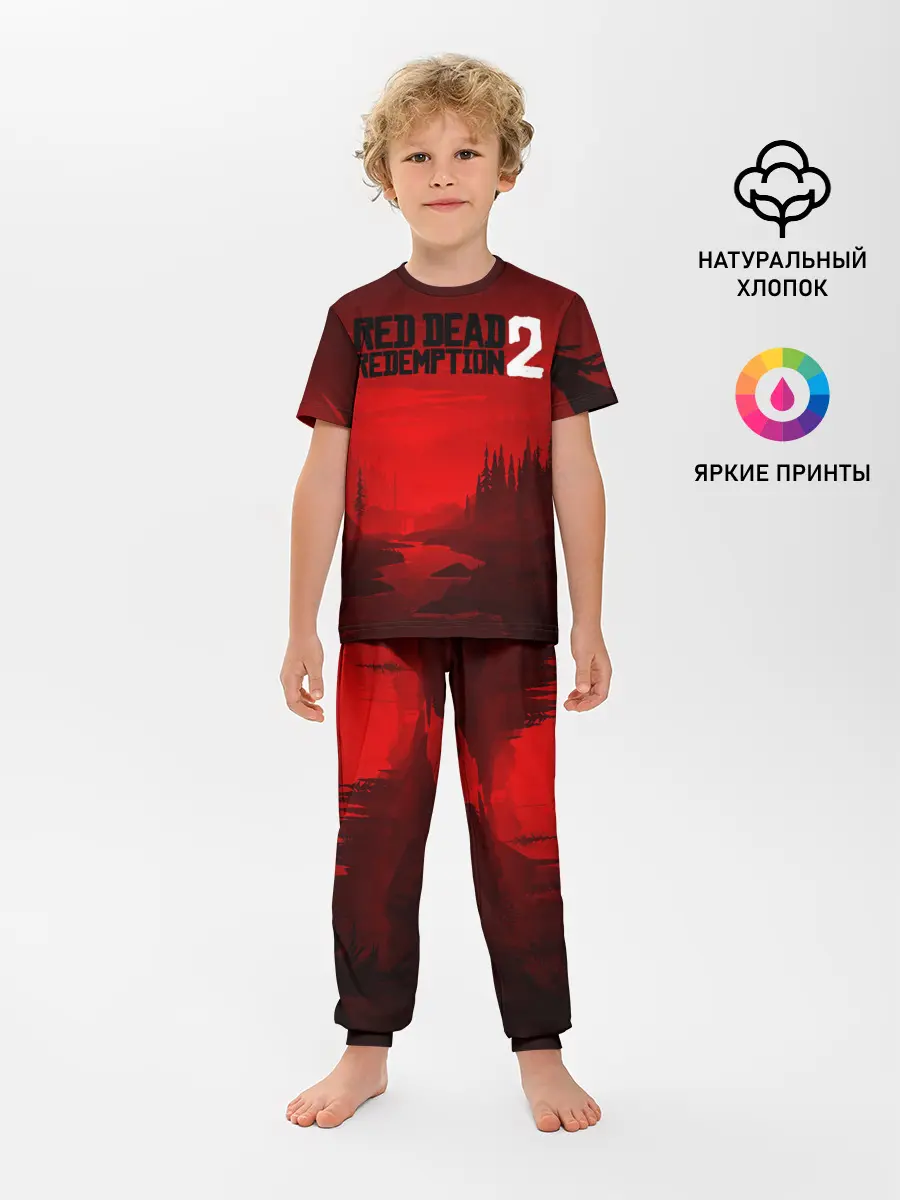 Детская пижама с брюками / Red Dead Redemption 2
