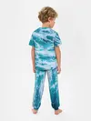 Детская пижама с брюками / Вода волны пена море