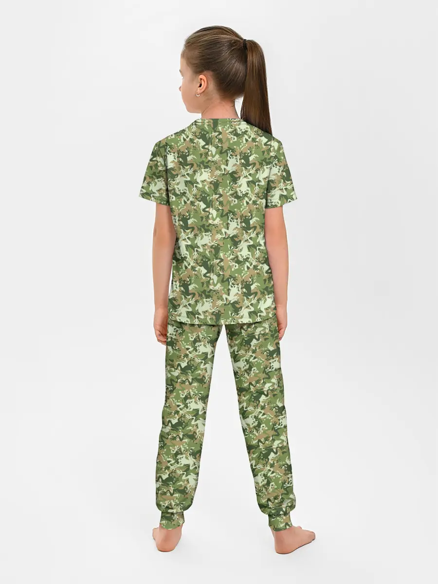 Детская пижама с брюками / Лягушки