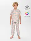 Детская пижама с брюками / Единороги из паттерна