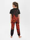 Детская пижама с брюками / Олень в горящем лесу Сибири