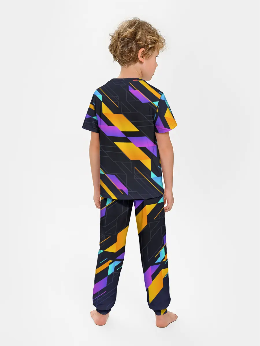 Детская пижама с брюками / Modern Geometry