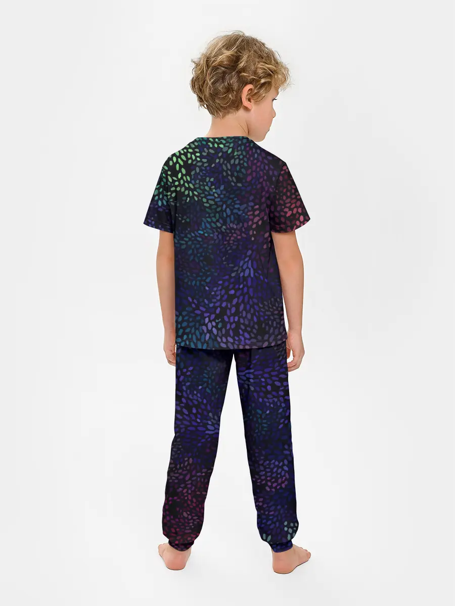 Детская пижама с брюками / Настроение узоры