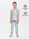 Детская пижама с брюками / доски для серфинга