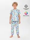 Детская пижама с брюками / доски для серфинга
