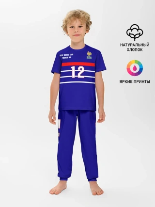 Детская пижама с брюками / Форма франции