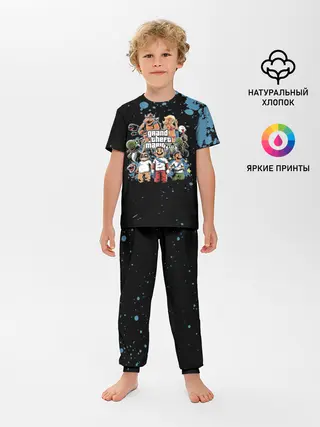 Детская пижама с брюками / Grand Theft Mario V