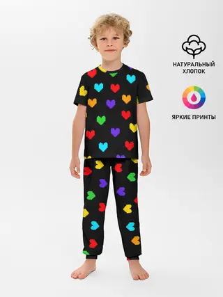Детская пижама с брюками / UNDERTALE HEART