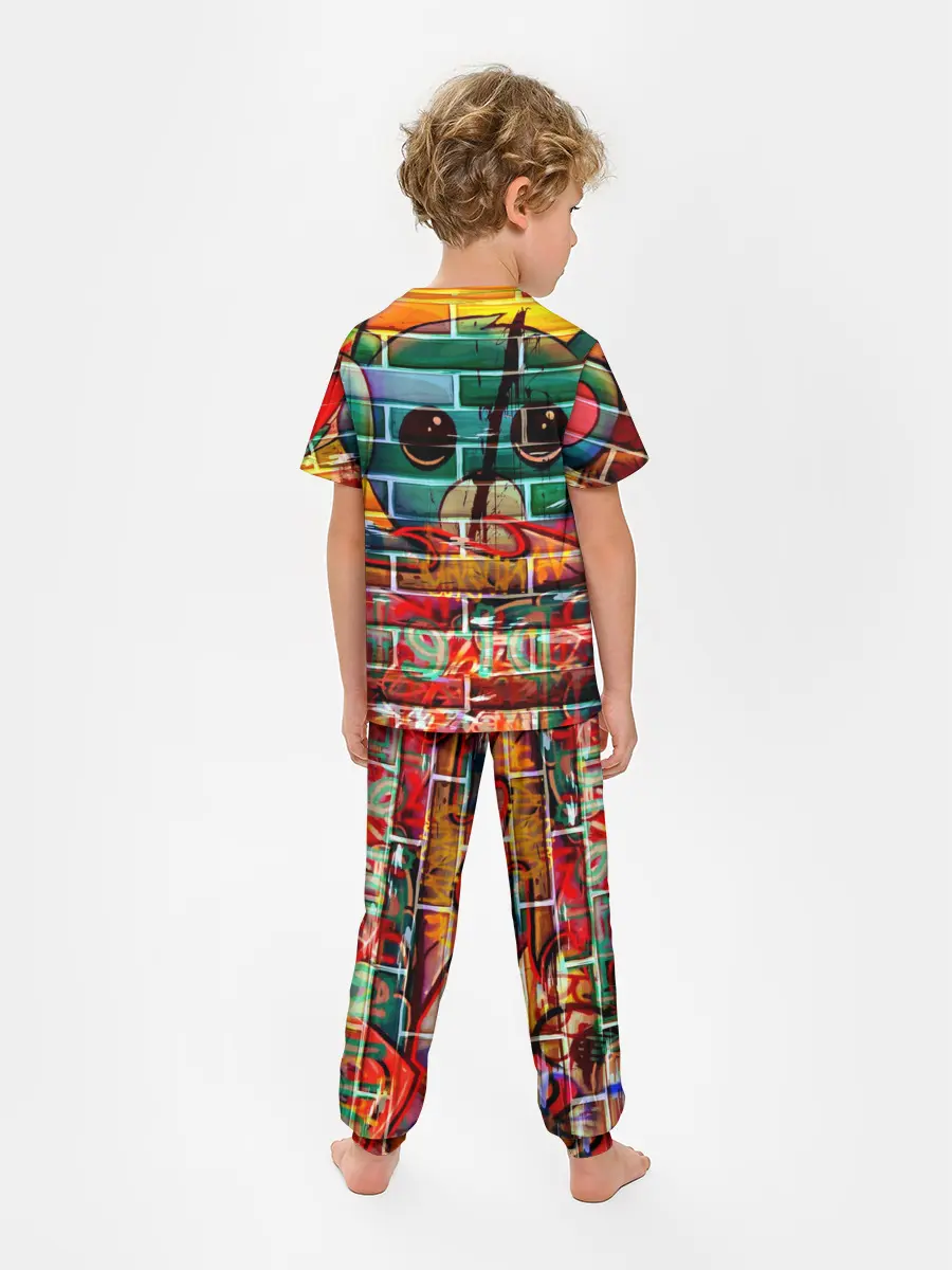 Детская пижама с брюками / Милый Зверёк Граффити