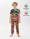 Детская пижама с брюками / Милый Зверёк Граффити
