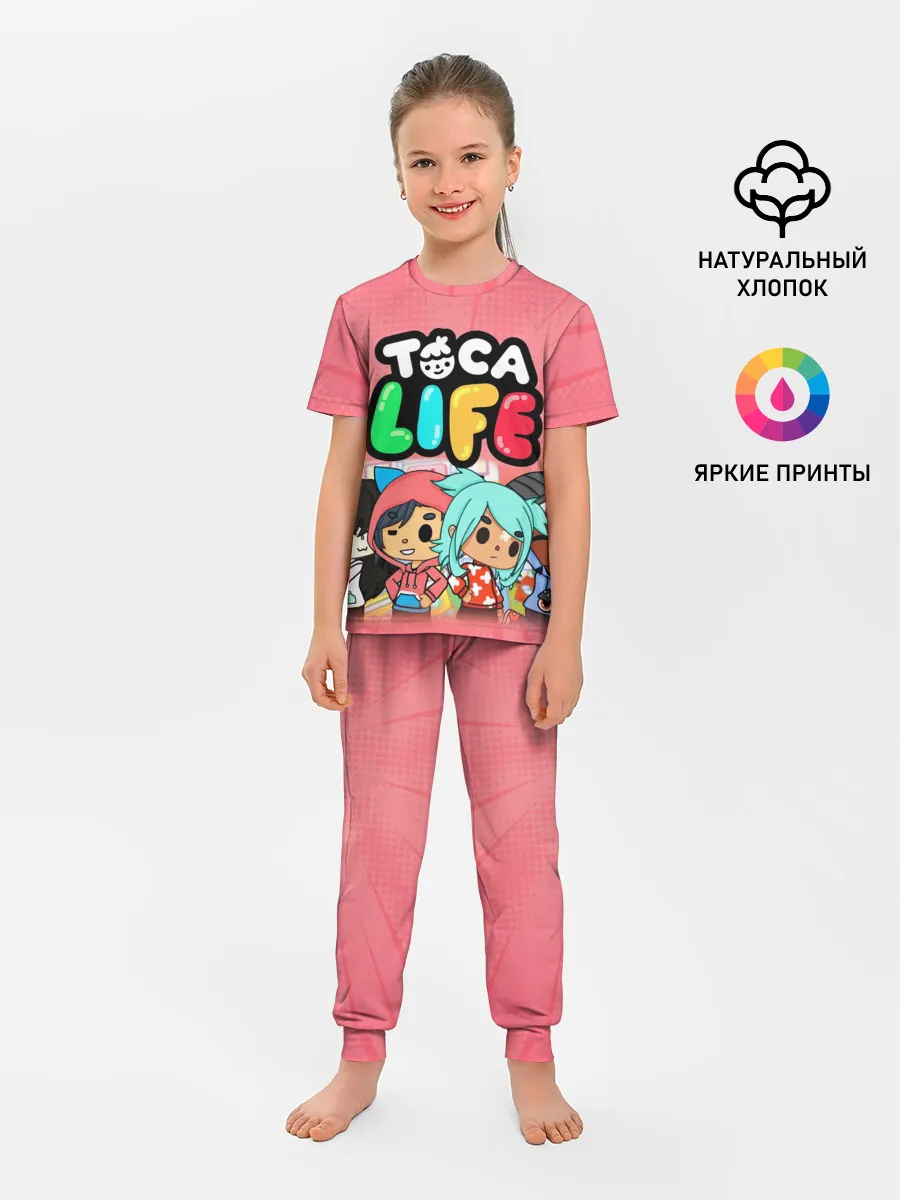 Детская пижама с брюками / Toca Boca | Тока бока персонажи игры