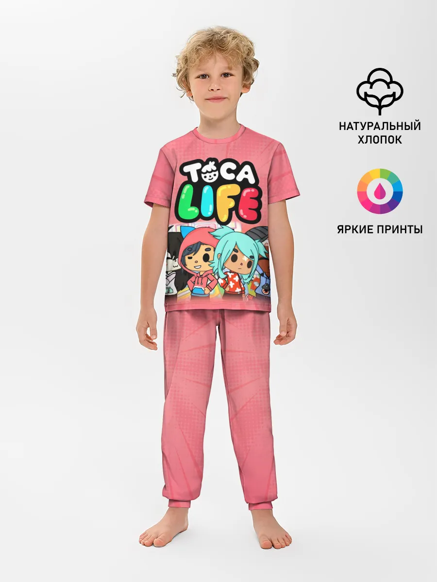 Детская пижама с брюками / Toca Boca | Тока бока персонажи игры