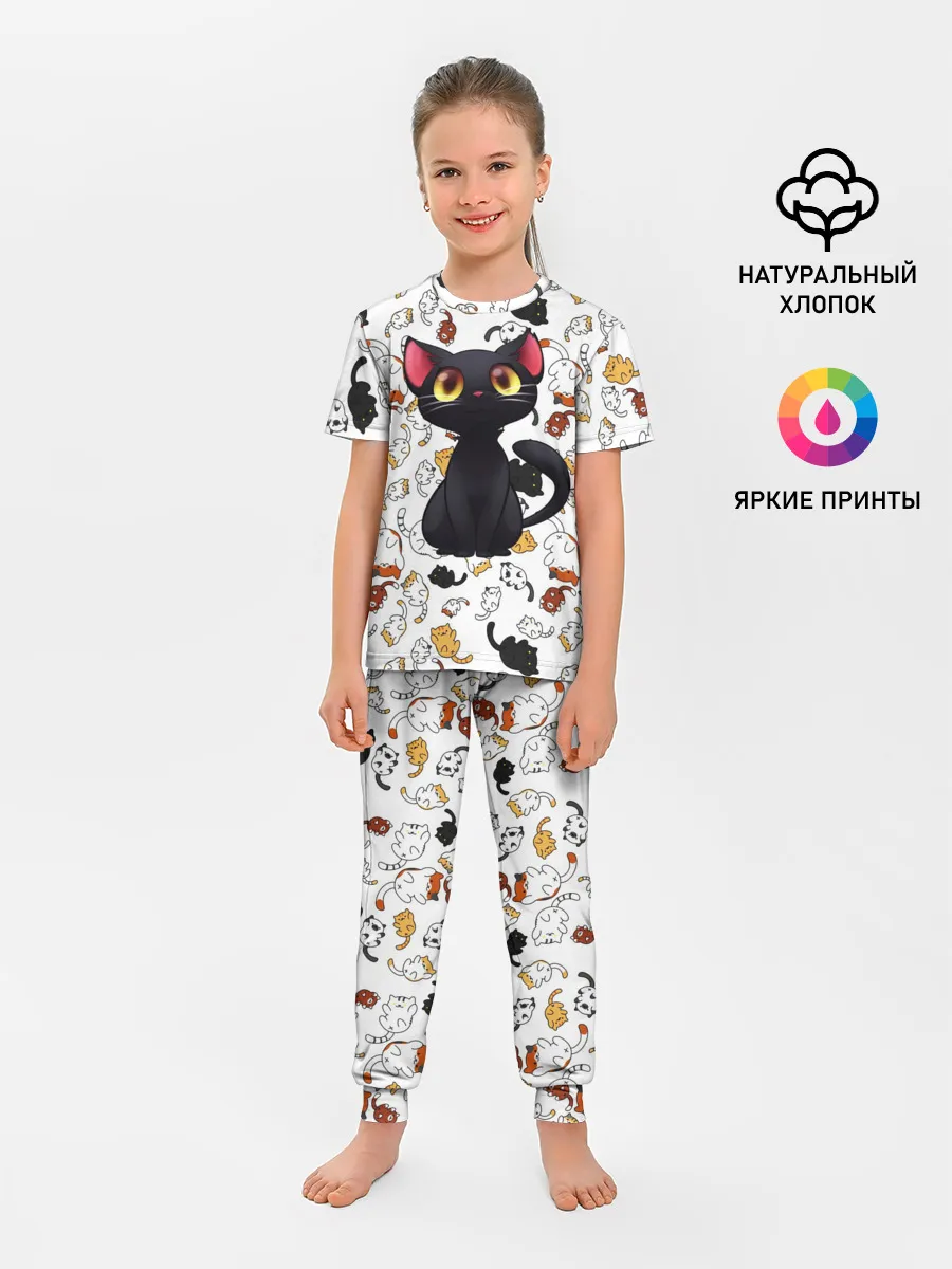 Детская пижама с брюками / Котэ | Котята