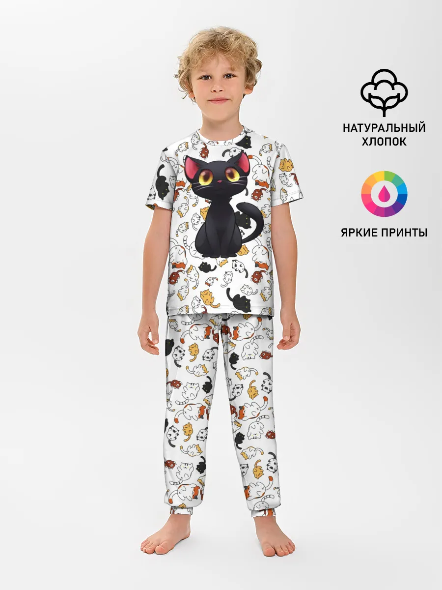 Детская пижама с брюками / Котэ | Котята