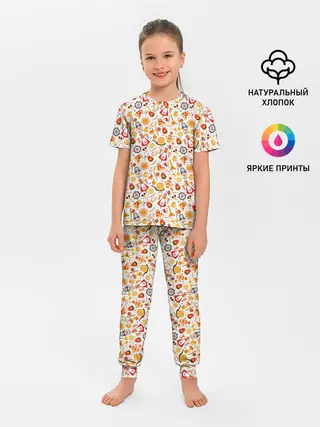 Детская пижама с брюками / Масленица