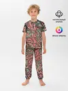 Детская пижама с брюками / Узор хохломы