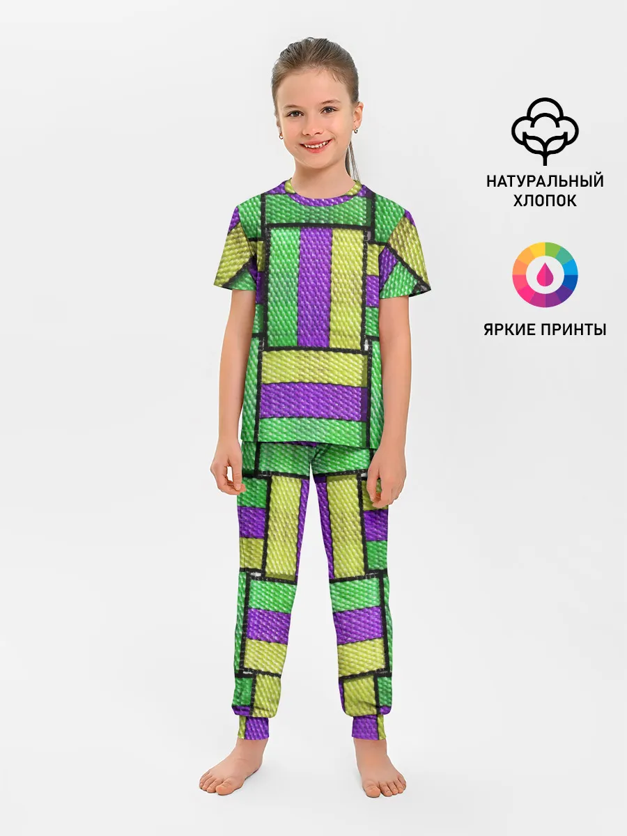 Детская пижама с брюками / Цветные Ремешки