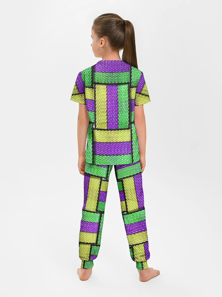 Детская пижама с брюками / Цветные Ремешки