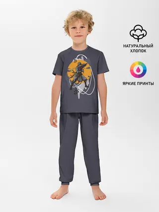 Детская пижама с брюками / Ниндзя