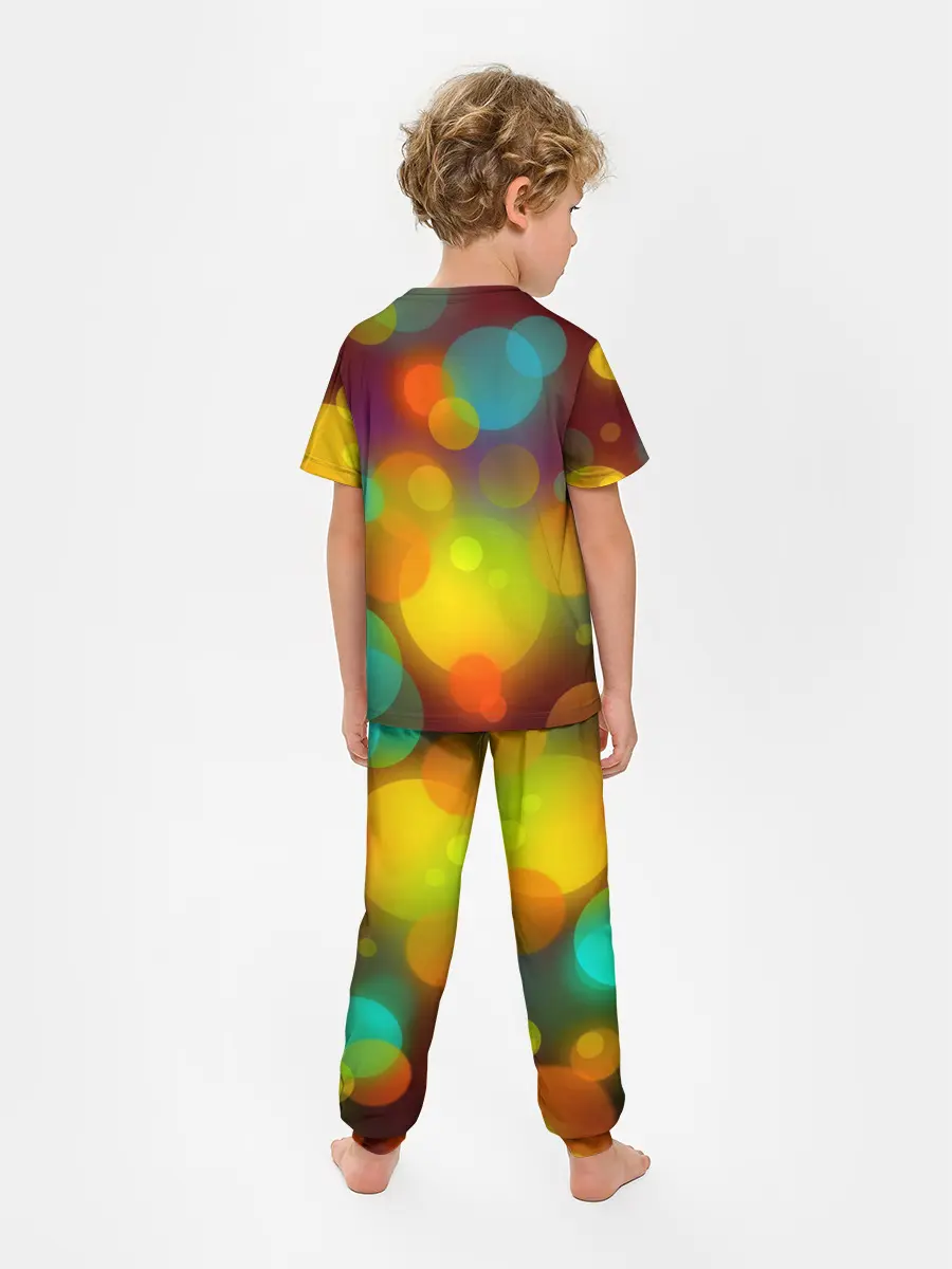 Детская пижама с брюками / Цветные блики