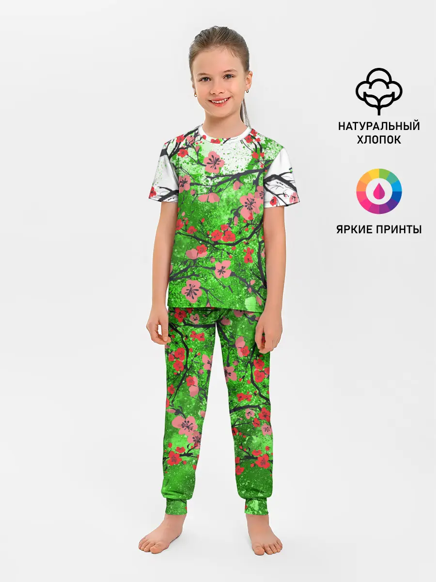 Детская пижама с брюками / Сакура | Sakura