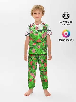 Детская пижама с брюками / Сакура | Sakura