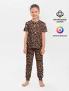 Детская пижама с брюками / Кофемания