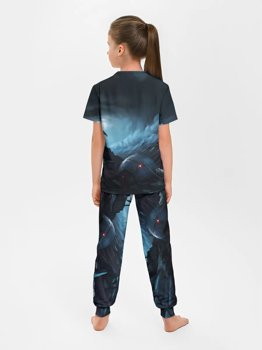 Детская пижама с брюками / Космонавт