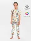 Детская пижама с брюками / Ламы