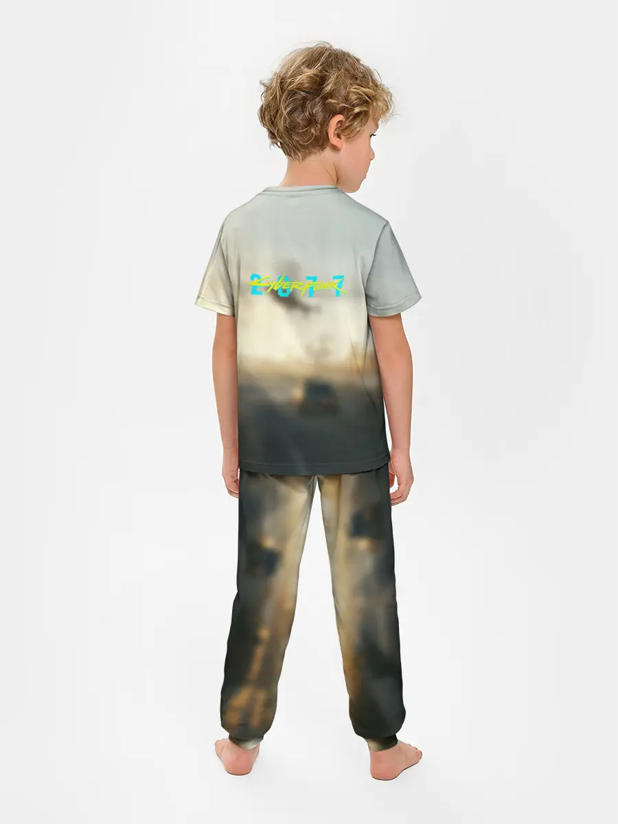 Детская пижама с брюками / CYBERPUNK 2077 | КИБЕРПАНК