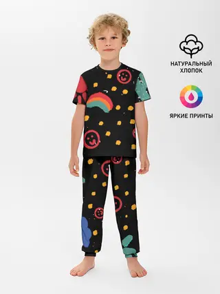 Детская пижама с брюками / беззаботное детство