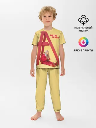 Детская пижама с брюками / Billie Eilish