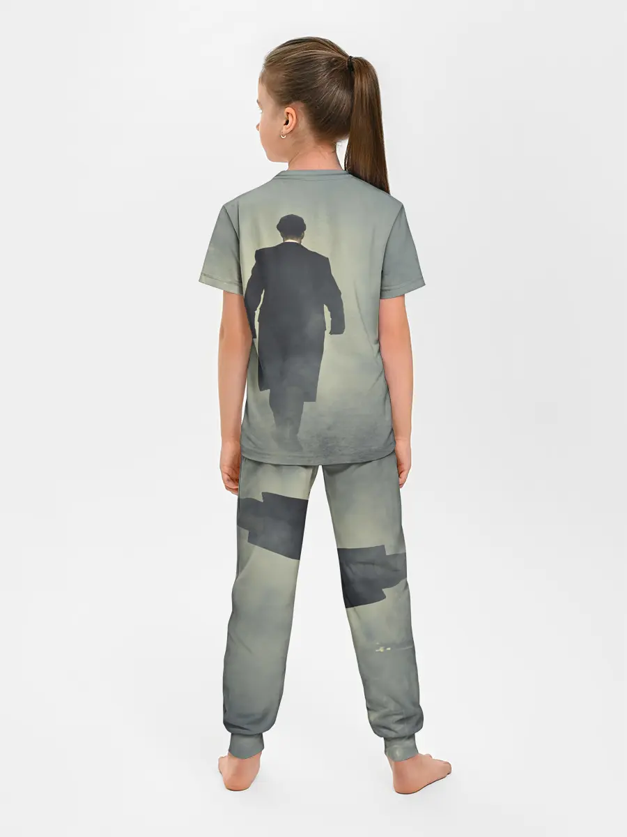 Детская пижама с брюками / Острые козырьки