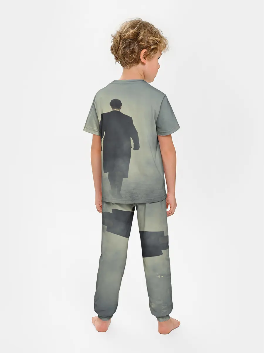 Детская пижама с брюками / Острые козырьки