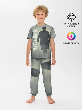 Детская пижама с брюками / Острые козырьки