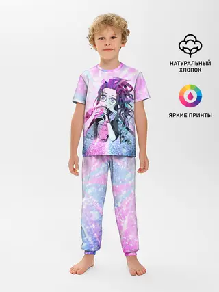 Детская пижама с брюками / Незуко Камадо