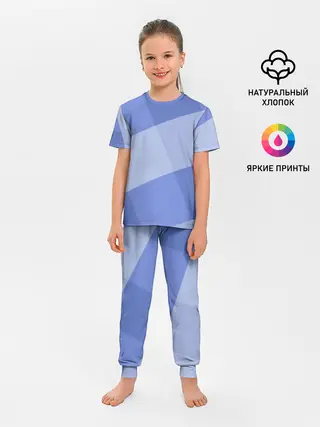 Детская пижама с брюками / Теплый минимализм