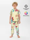 Детская пижама с брюками / Текстура