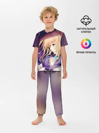 Детская пижама с брюками / Violet Evergarden