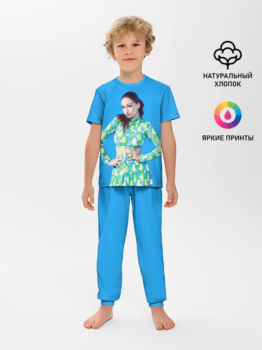 Детская пижама с брюками / Bhad babie blue