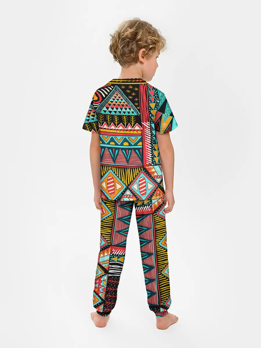 Детская пижама с брюками / Африканский стиль